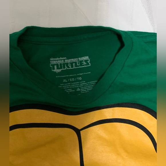 Teenage Mutant Ninja Turtle Leonardo Green Shirt XL - Picture 2 of 3